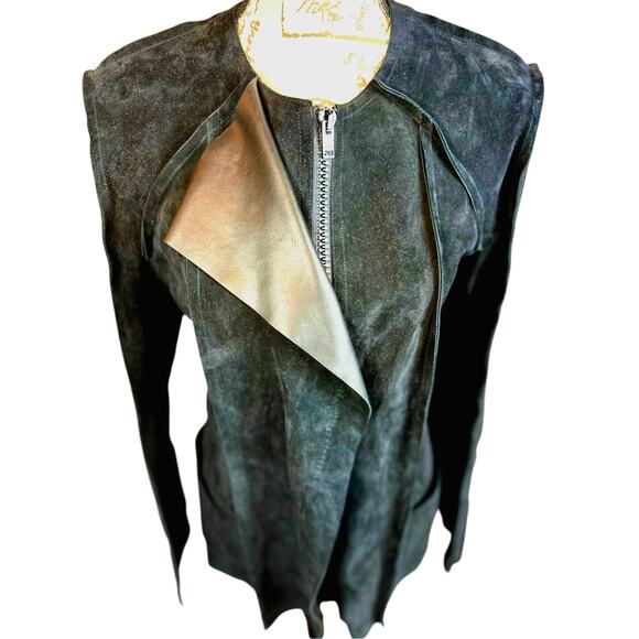 Isabel Marant Adixia Jacket 100% Calf Leather RARE Black size 38 (S/M) - Picture 5 of 16